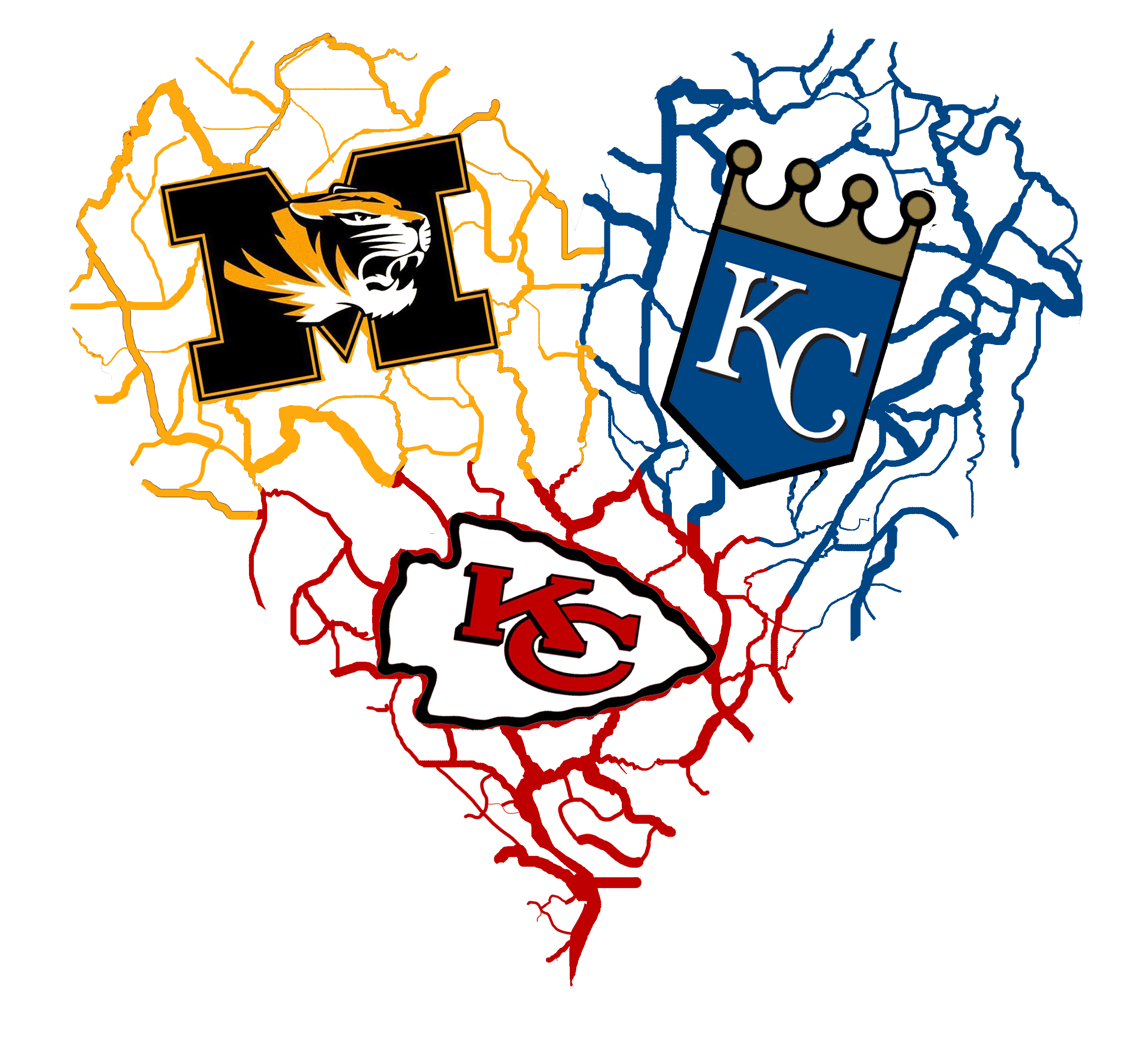 A tattoo I designed for myself depicting my favorite teams